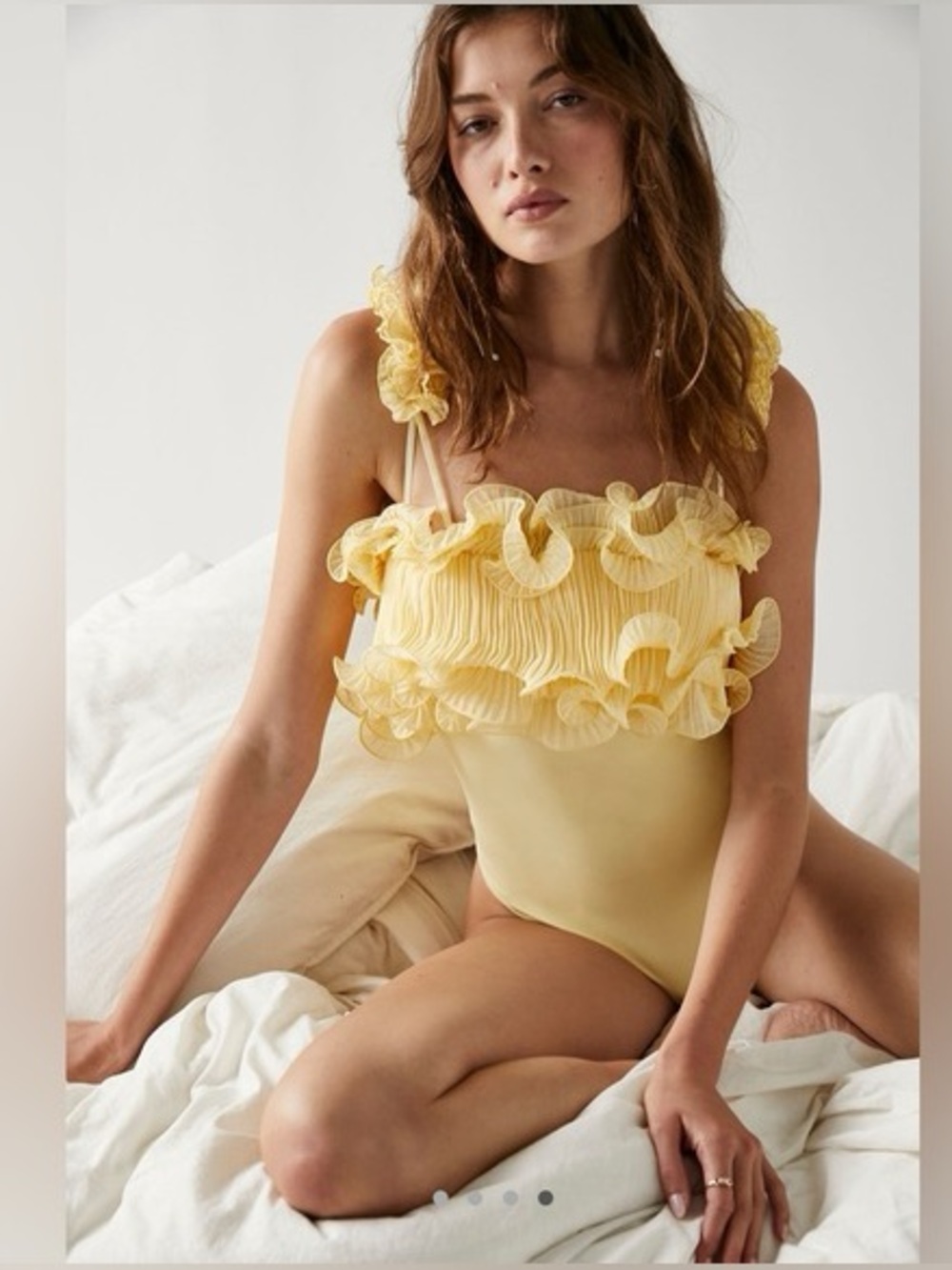 Free People ‘For the Frill Of It’ Bodysuit - Picture 2 of 5